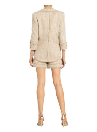 Balmain Tweed-Blazer beige
