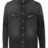 BALR. Jeans-Overshirt Herren, Grau