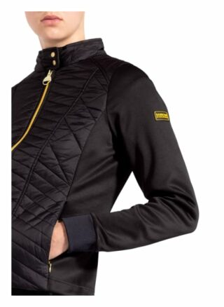 Barbour International Jacke Im Materialmix schwarz