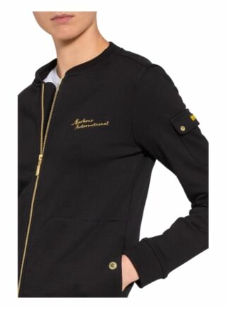 Barbour International Sweatjacke Minato schwarz