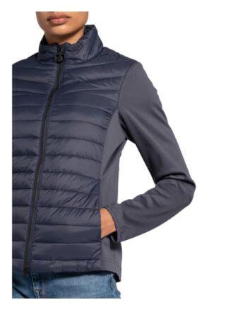 Barbour Jacke Im Materialmix blau