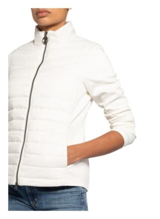 Barbour Jacke Im Materialmix weiss