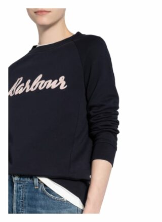 Barbour Sweatshirt Otterburn blau