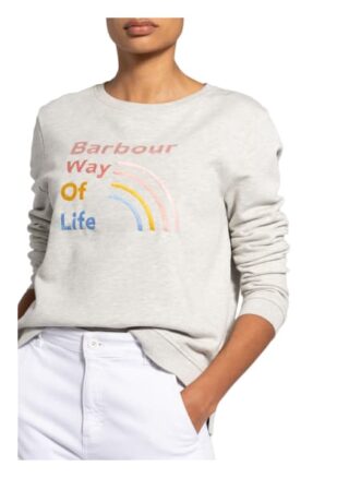 Barbour Sweatshirt grau