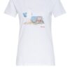 Barbour T-Shirt Melrose weiss