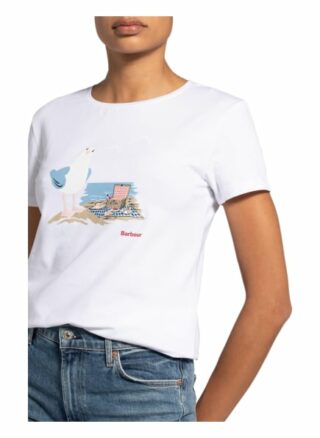 Barbour T-Shirt Melrose weiss