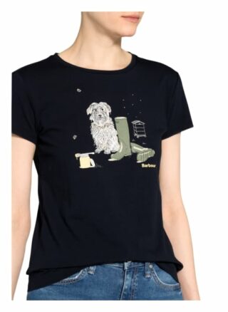 Barbour T-Shirt Rowen blau