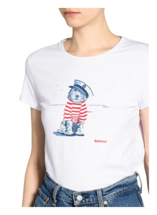 Barbour T-Shirt Southport weiss