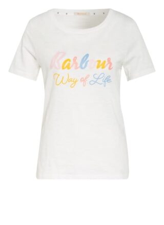 Barbour T-Shirt weiss