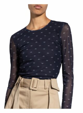 Baum Und Pferdgarten Longsleeve Jodiana Aus Mesh blau