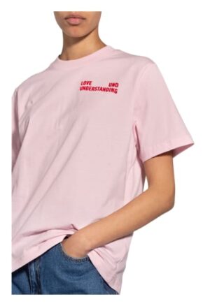 Baum Und Pferdgarten T-Shirt rosa