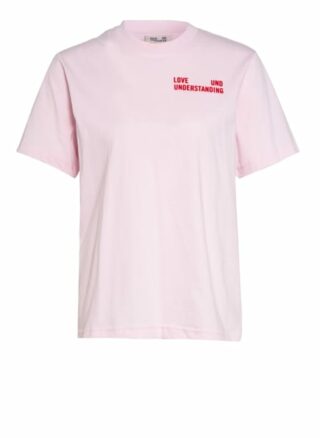 Baum Und Pferdgarten T-Shirt rosa