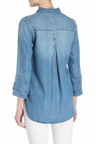 Bella Dahl Jeansbluse Mit 3/4-Arm blau