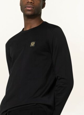 Belstaff Longsleeve Herren, Schwarz