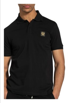 Belstaff Piqué-Poloshirt schwarz