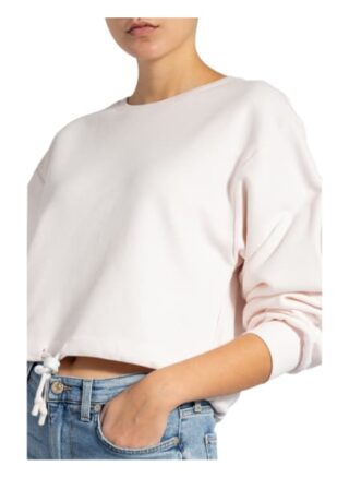 Better Rich Cropped-Sweatshirt rosa
