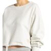 Better Rich Cropped-Sweatshirt weiss
