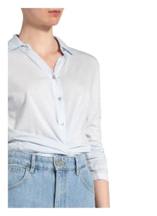 Better Rich Jersey-Hemdbluse blau