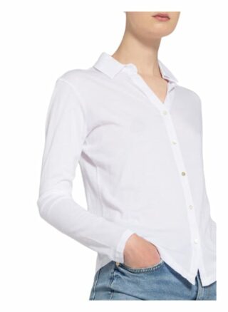 Better Rich Jersey-Hemdbluse weiss