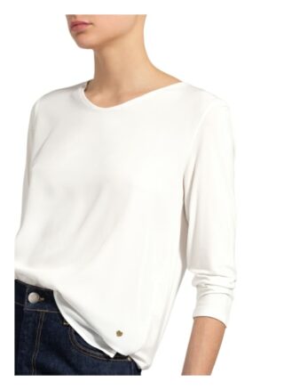Betty Barclay Blusenshirt Im Materialmix Mit 3/4-Arm weiss