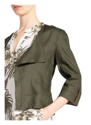Betty Barclay Leinenjacke Mit Paillettenbesatz gruen