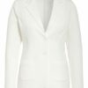 Betty Barclay Piqué-Blazer weiss