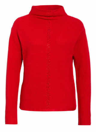 Betty Barclay Pullover Mit Schmucksteinbesatz rot