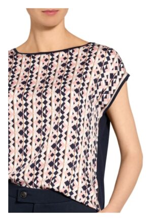 Betty Barclay T-Shirt Im Materialmix blau
