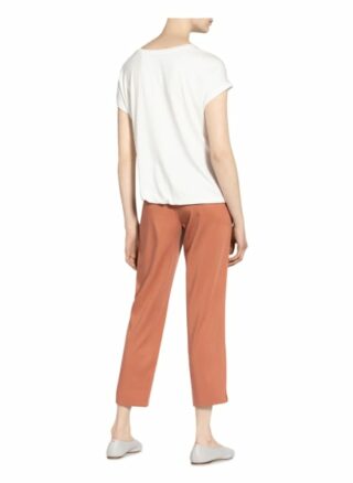 Betty Barclay T-Shirt Im Materialmix weiss