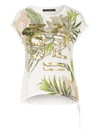 Betty Barclay T-Shirt Im Materialmix weiss