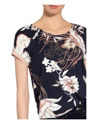 Betty Barclay T-Shirt Mit Schmucksteinbesatz blau