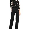 Betty&Co Blusenshirt Mit Plissees Und 3/4-Arm schwarz