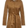 Betty&Co Jacke In Veloursleder-Optik beige