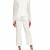 Betty&Co Pullover Im Materialmix weiss