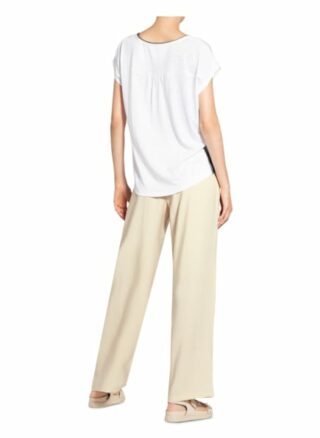Betty&Co T-Shirt Im Materialmix weiss