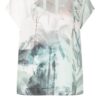 Betty&Co T-Shirt Im Materialmix weiss