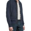 Blauer Blouson blau