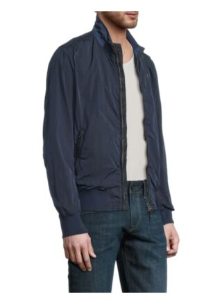 Blauer Blouson blau