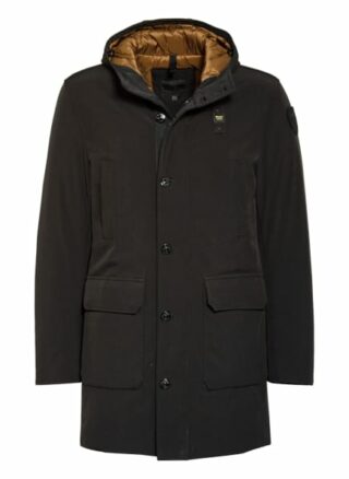 Blauer Dauenparka schwarz