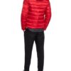 Blauer Daunenjacke Brandon rot