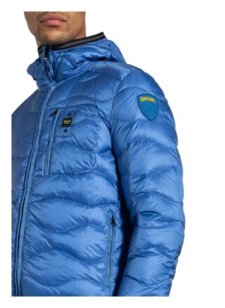 Blauer Daunenjacke blau