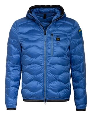Blauer Daunenjacke blau