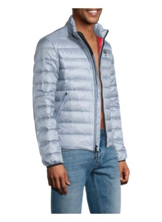 Blauer Jacke blau