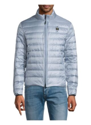 Blauer Jacke blau