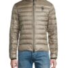 Blauer Jacke gruen