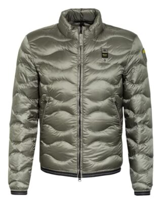 Blauer Lightweight-Daunenjacke gruen