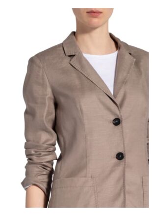 Blonde No.8 Blazer Laval Mit Leinen beige
