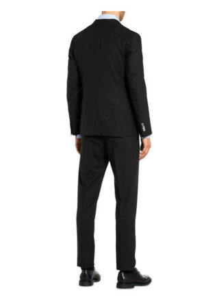 Boglioli Anzug Slim Fit schwarz