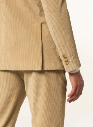 Boglioli Anzugsakko Extra Slim Fit Aus Cord beige