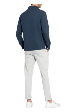 Boglioli Piqué-Hemd Regular Fit blau